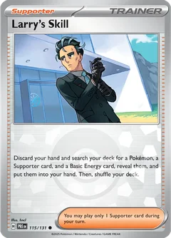 Larry's Skill Poke ball Holo 115